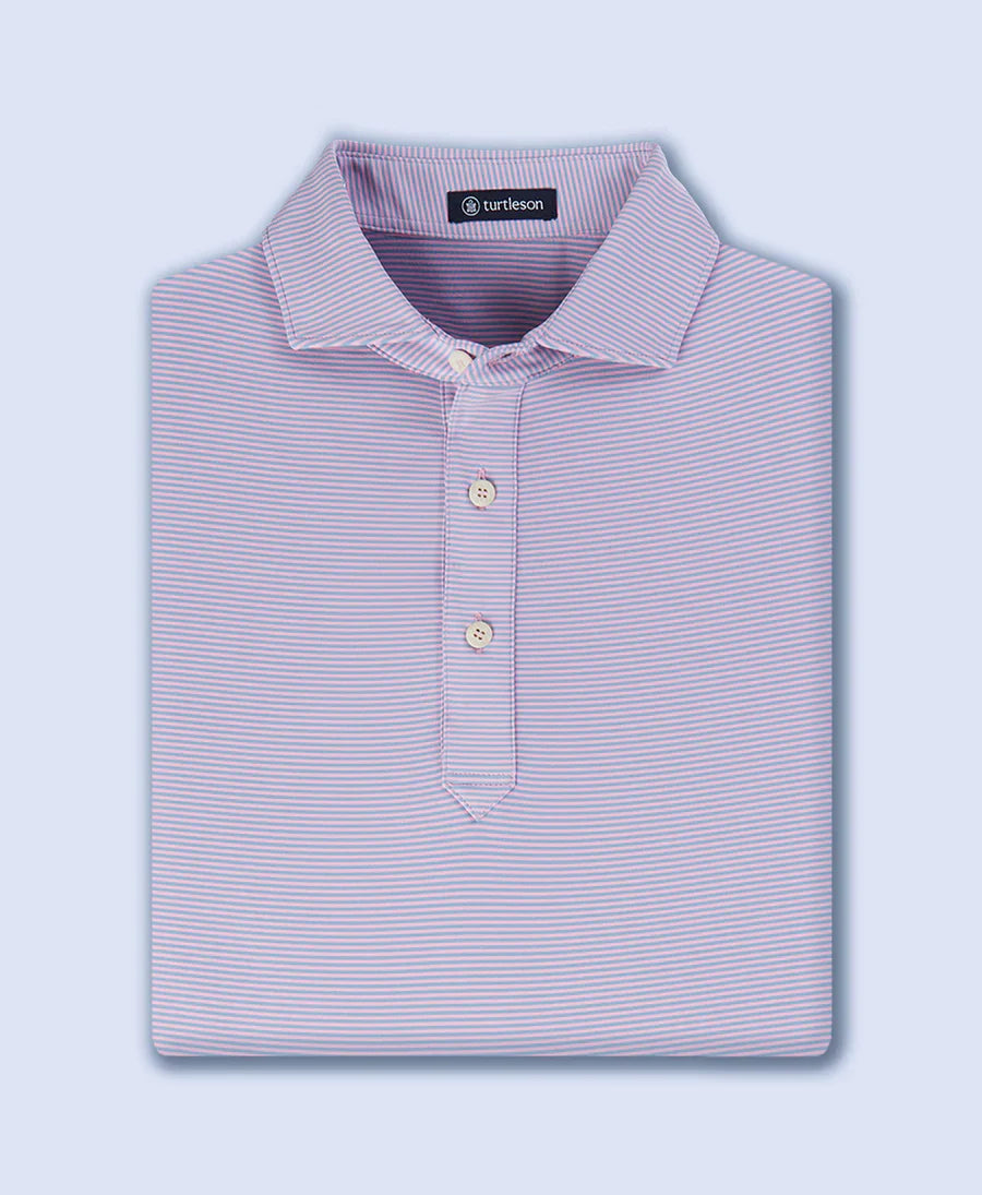 Turtleson - Men's Kershaw Stripe Performance Polo