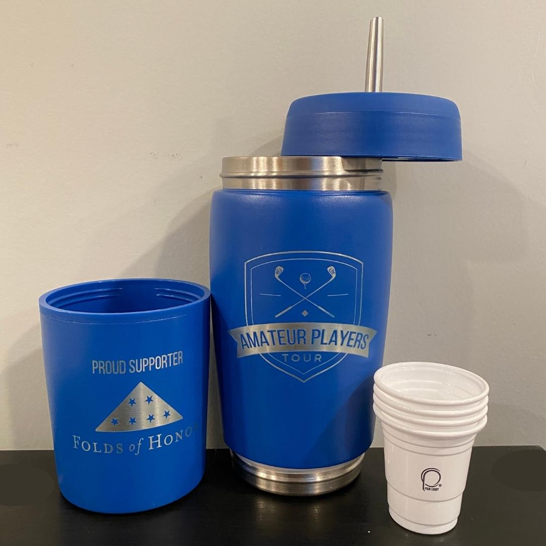 Blue Pour Caddy - Supporting Folds of Honor