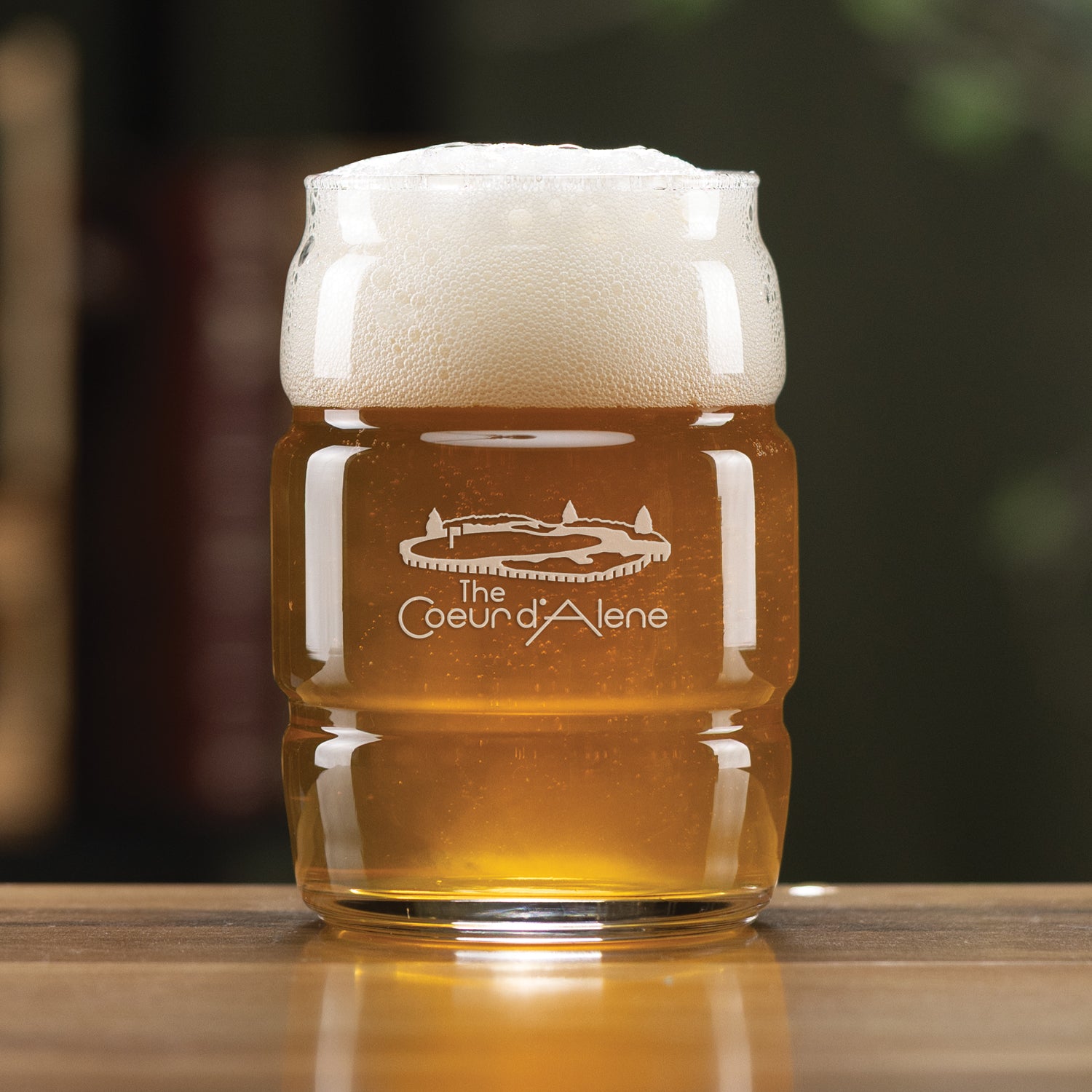 Sterling Cut Glass - Barrel Beer Glass 16oz