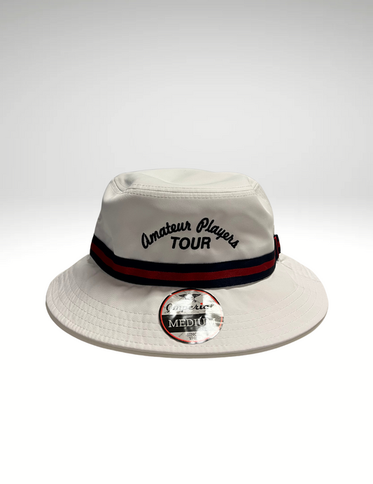 APT Imperial - The Oxford Performance Bucket Hat with APT Text