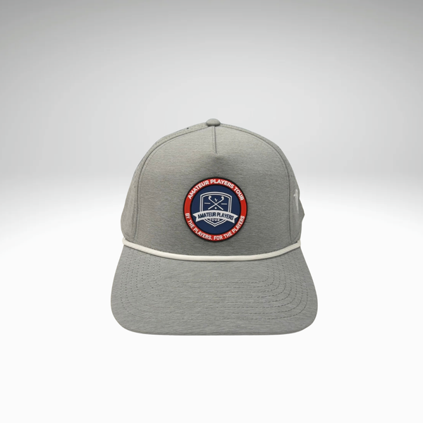 Branded Bills Bare Curved 5 Panel Rope Hat - Circle APT Logo