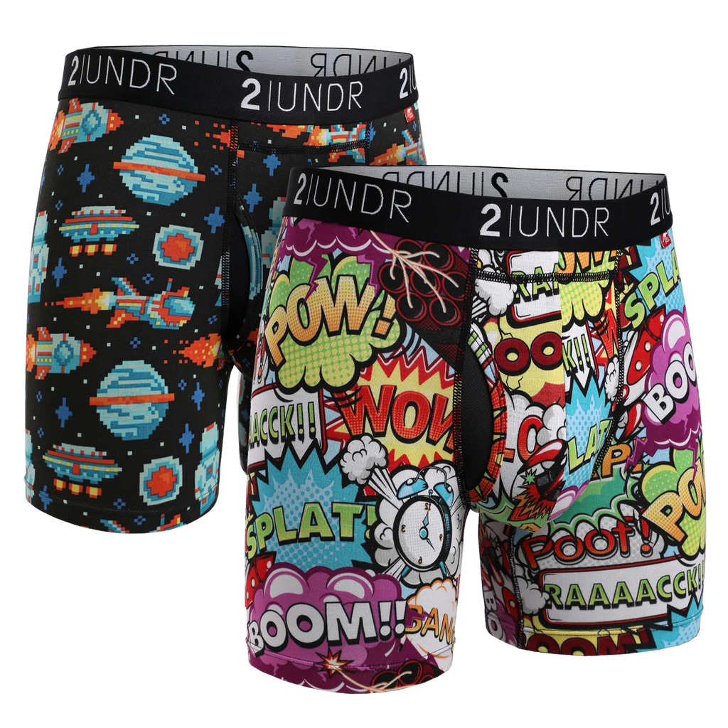 2UNDR - Swing Shift 6" Boxer Brief - 2 Pack