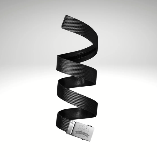 Mission Belt Men's 40mm Steel Black Nylon XL (up to 42")