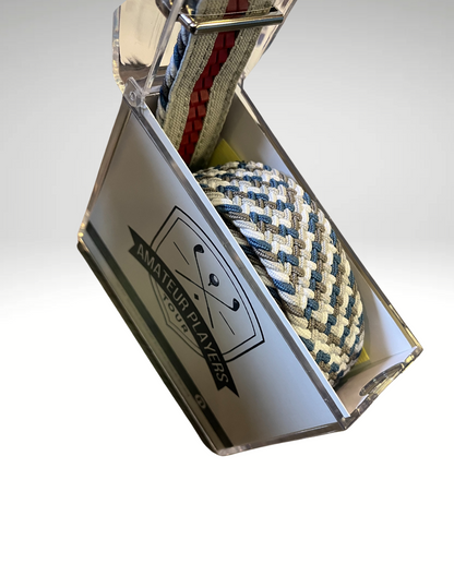 Nexbelt - Braided Tricolor Sky Golf Ratchet Belt