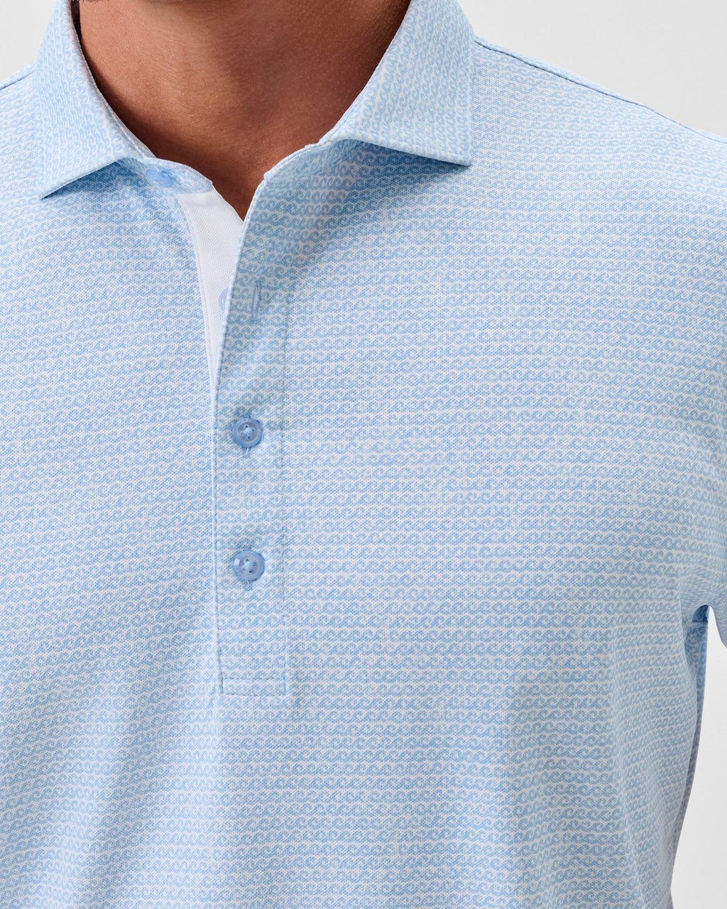 Johnnie-O Performance Mesh Polo - Waverunner in Kona