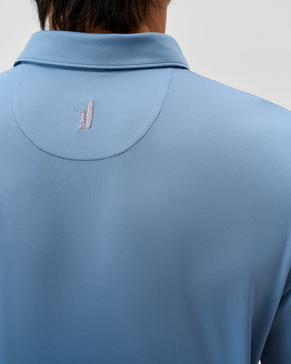 Johnnie-O Performance Jersey Polo - Birdie Solid - Carbon Fiber