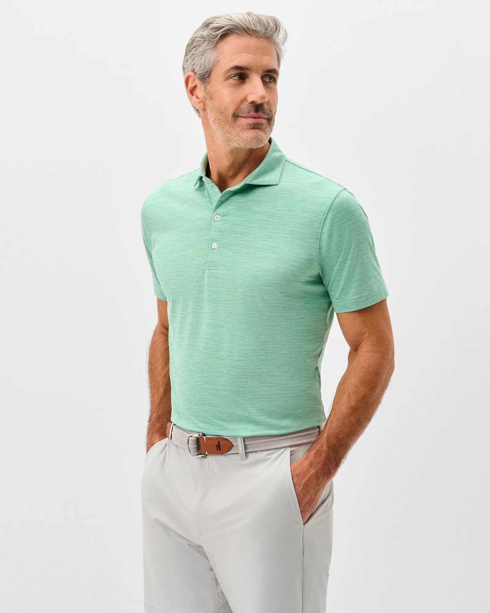 Johnnie-O Performance Featherweight Polo - Solid  Huronn
