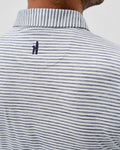 Johnnie-O Performance Featherweight Polo - Seymour Stripe in Navy