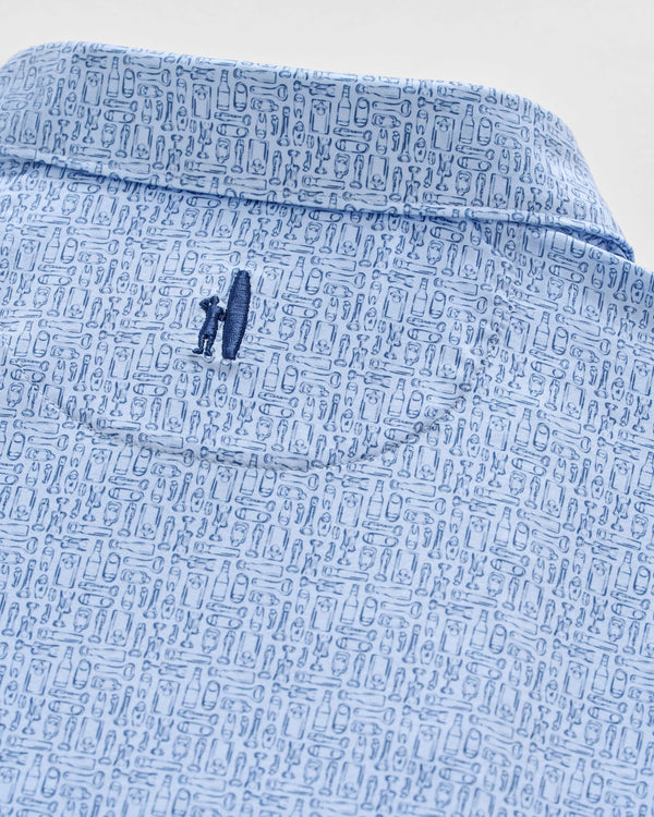 Johnnie-O Performance Featherweight Polo - Popping Tops in Kona