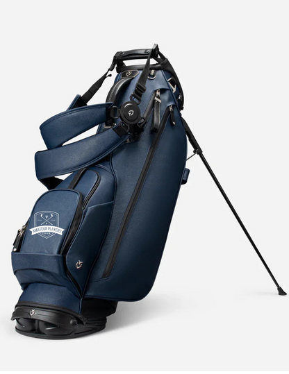 Vessel Lux Stand - Crosshatch Navy - INCLUDES APT LOGO