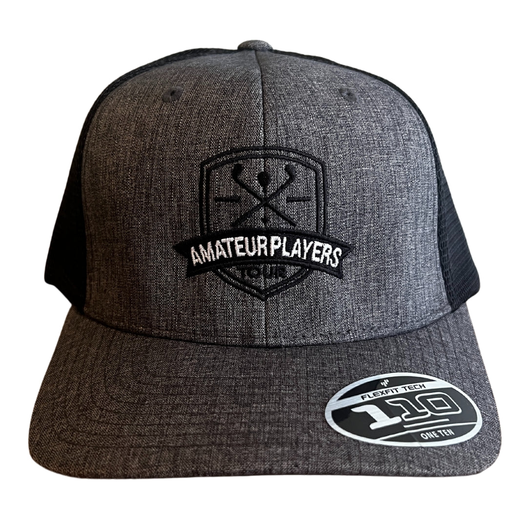 Flexfit 110 Hat - Black Melange/Black
